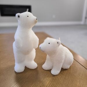 Adorable Polar Bears Candle Set